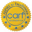 CARF accreditation logo