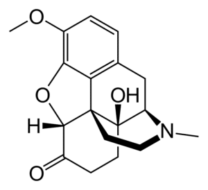 Oxycodone chemical structure