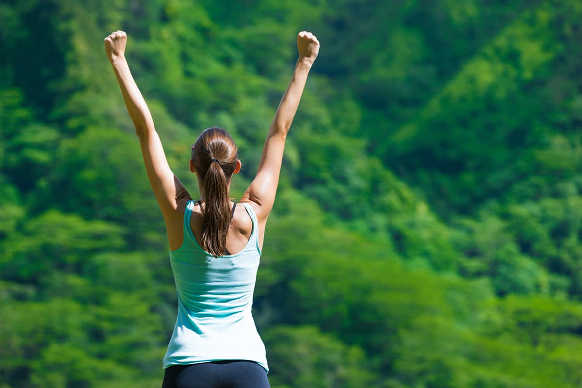 woman learns that a run is part of how to celebrate recovery month