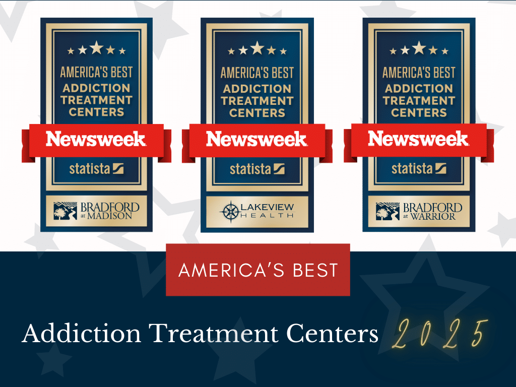 Bradford Health Services is proud to announce that three of its facilities have been named to Newsweek’s prestigious list of “America’s Best Addiction Treatment Centers” for 2025.